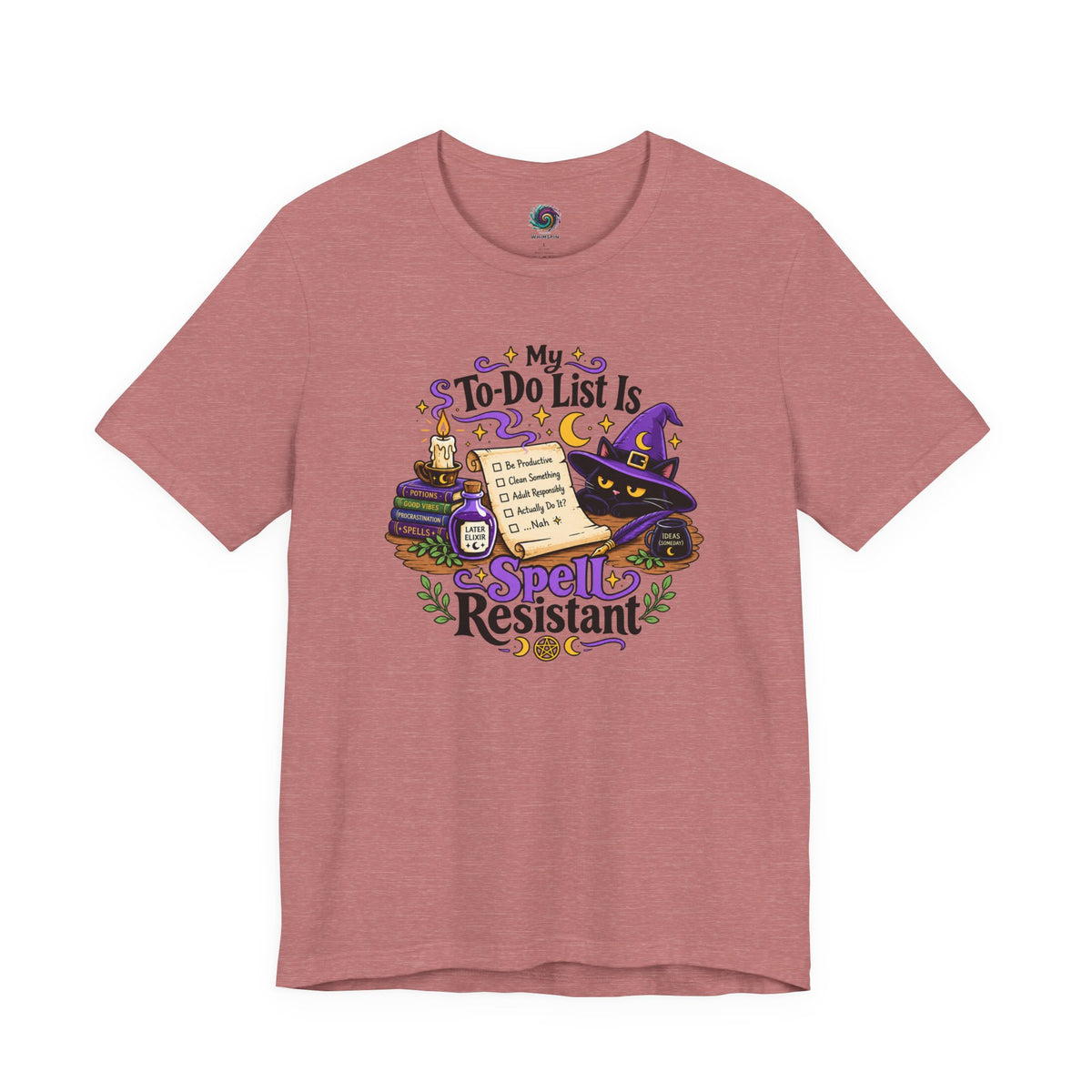 My To-Do List Is Spell Resistant T-Shirt – Funny Witchy ADHD Tee
