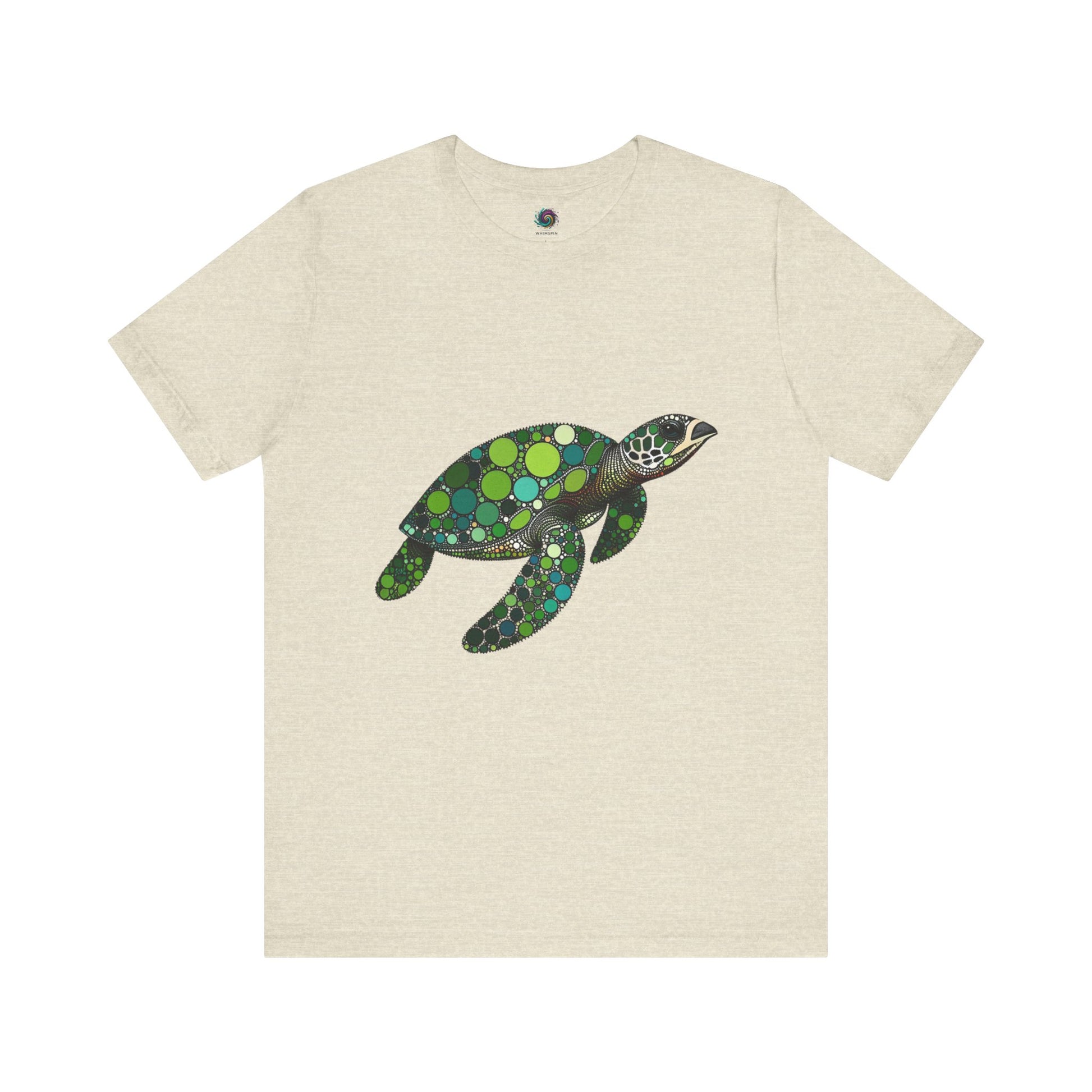 Geometric Sea Turtle T-Shirt – Eco Ocean Vibes Graphic Tee - WhimSpin - https://whimspin.com
