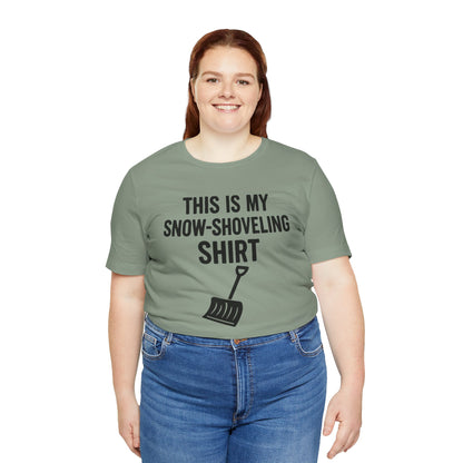 This Is My Snow-Shoveling Shirt – Funny Winter Chore Tee