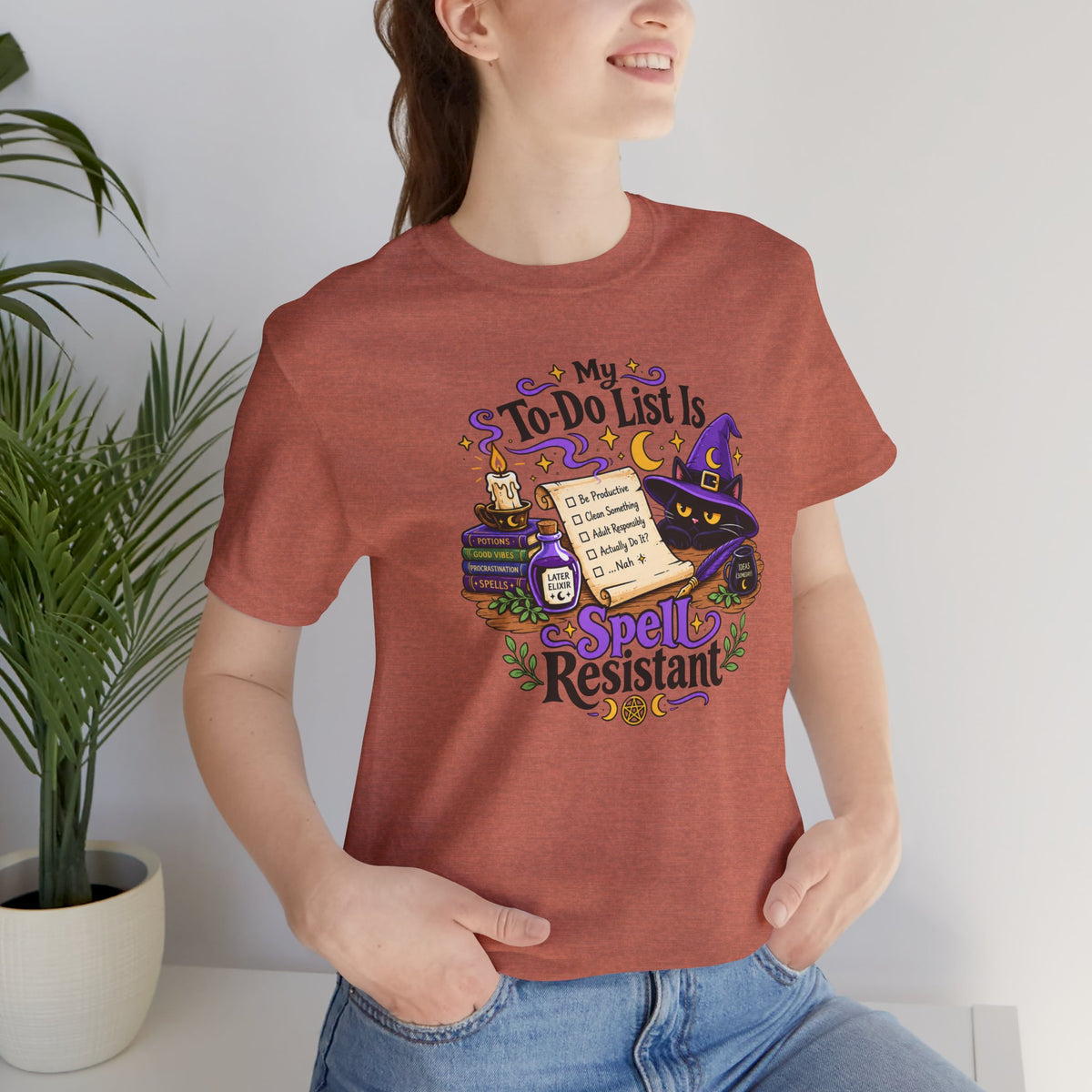 My To-Do List Is Spell Resistant T-Shirt – Funny Witchy ADHD Tee