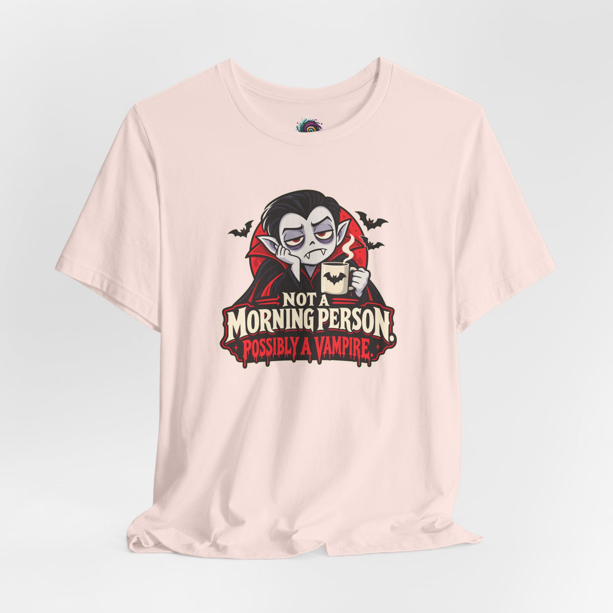 Not a Morning Person Possibly a Vampire T-Shirt – Funny Halloween Tee