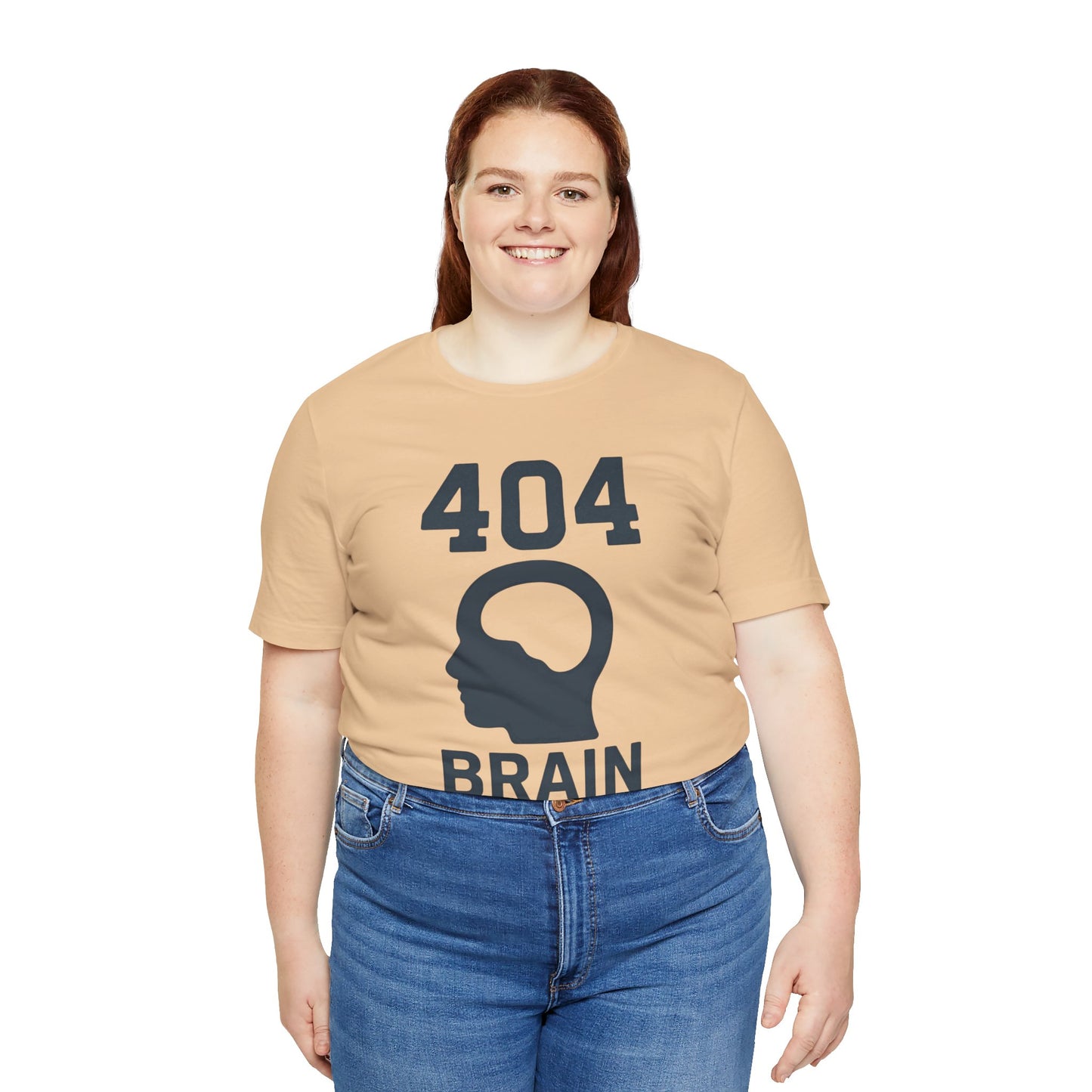 404 Brain Not Found T-Shirt – Techie Humor for Nerds & Geeks