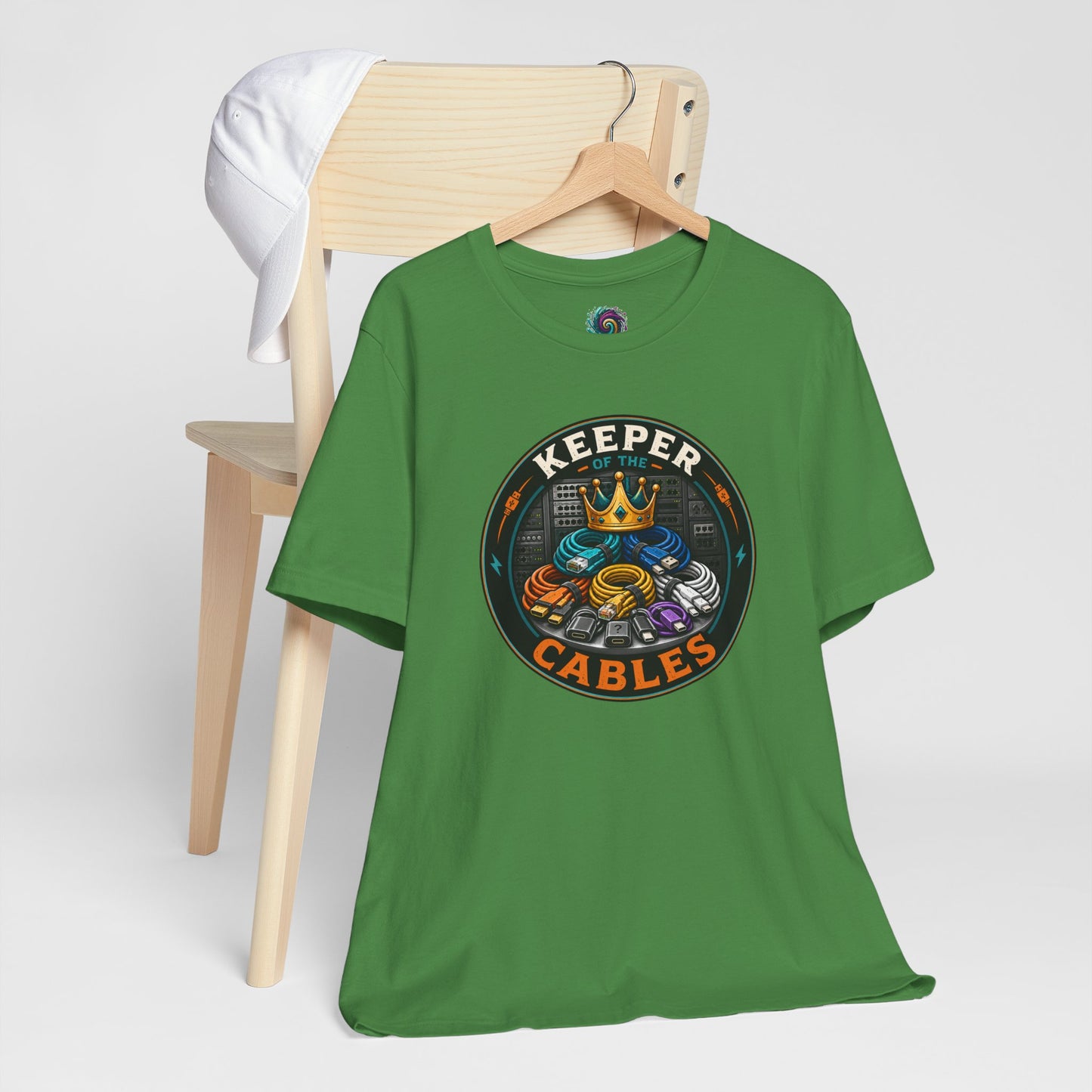 Keeper of the Cables T-Shirt – Funny Tech Dad Cable Tee