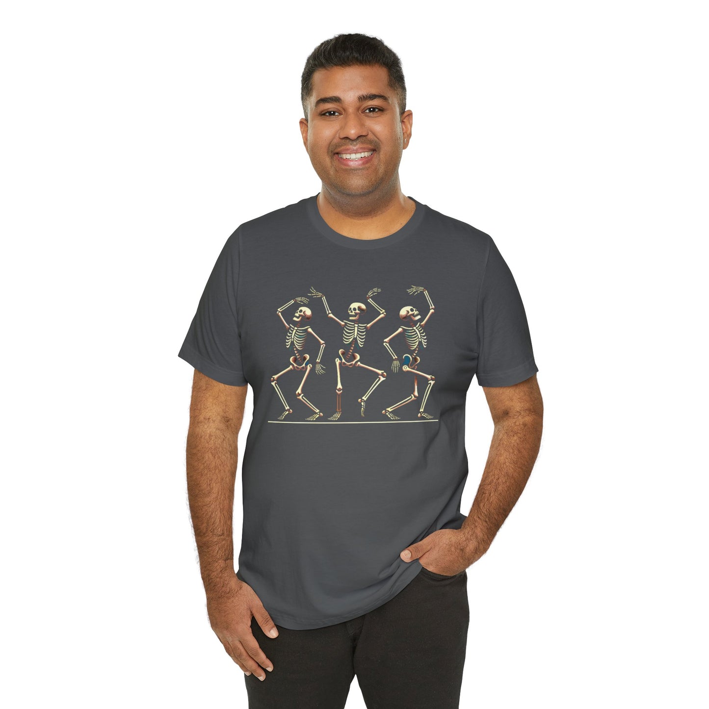 Dancing Skeleton T-Shirt – Funny Halloween Skeleton Shirt for Spooky Season