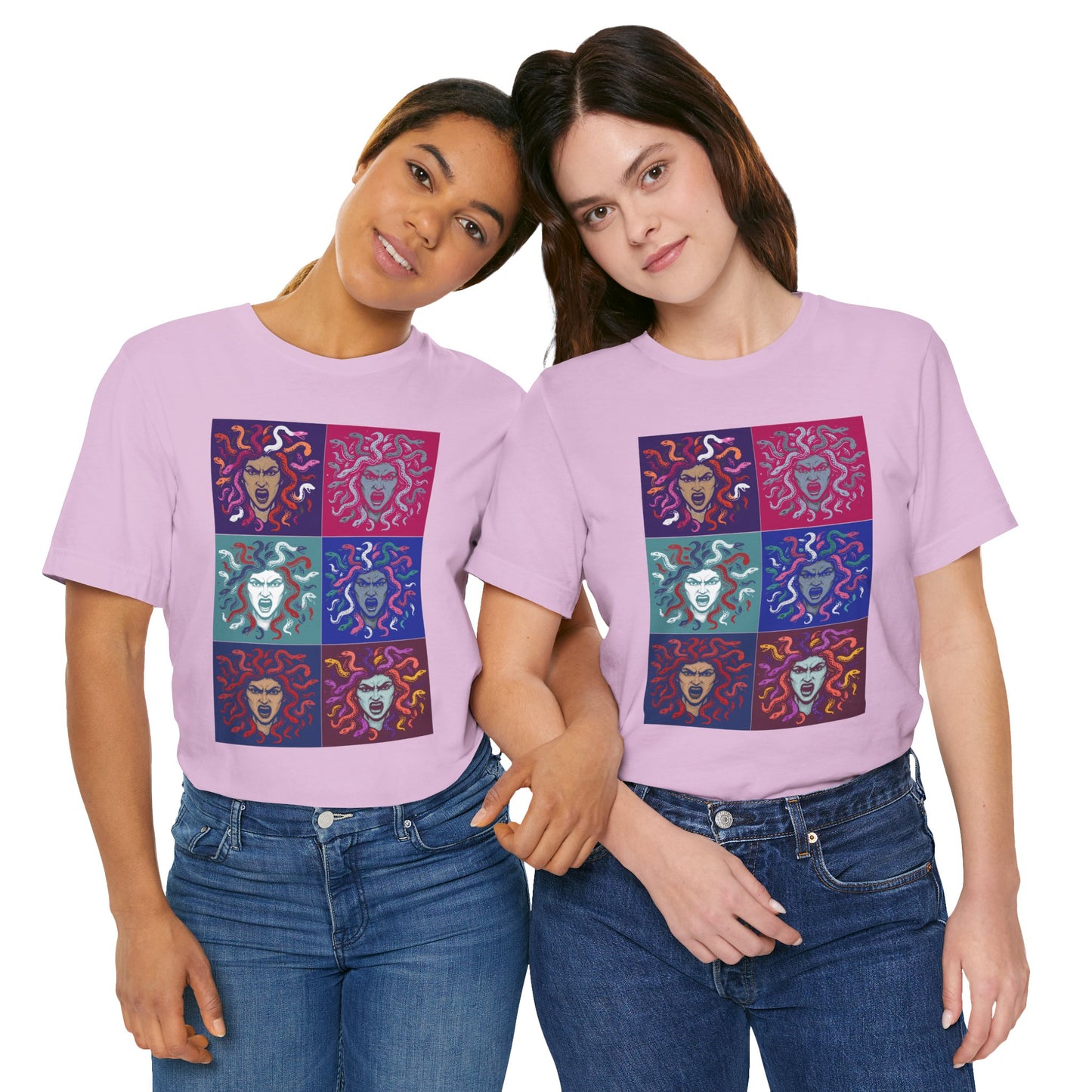 The Female Gaze Medusa T-Shirt – Feminist Pop Art Tee