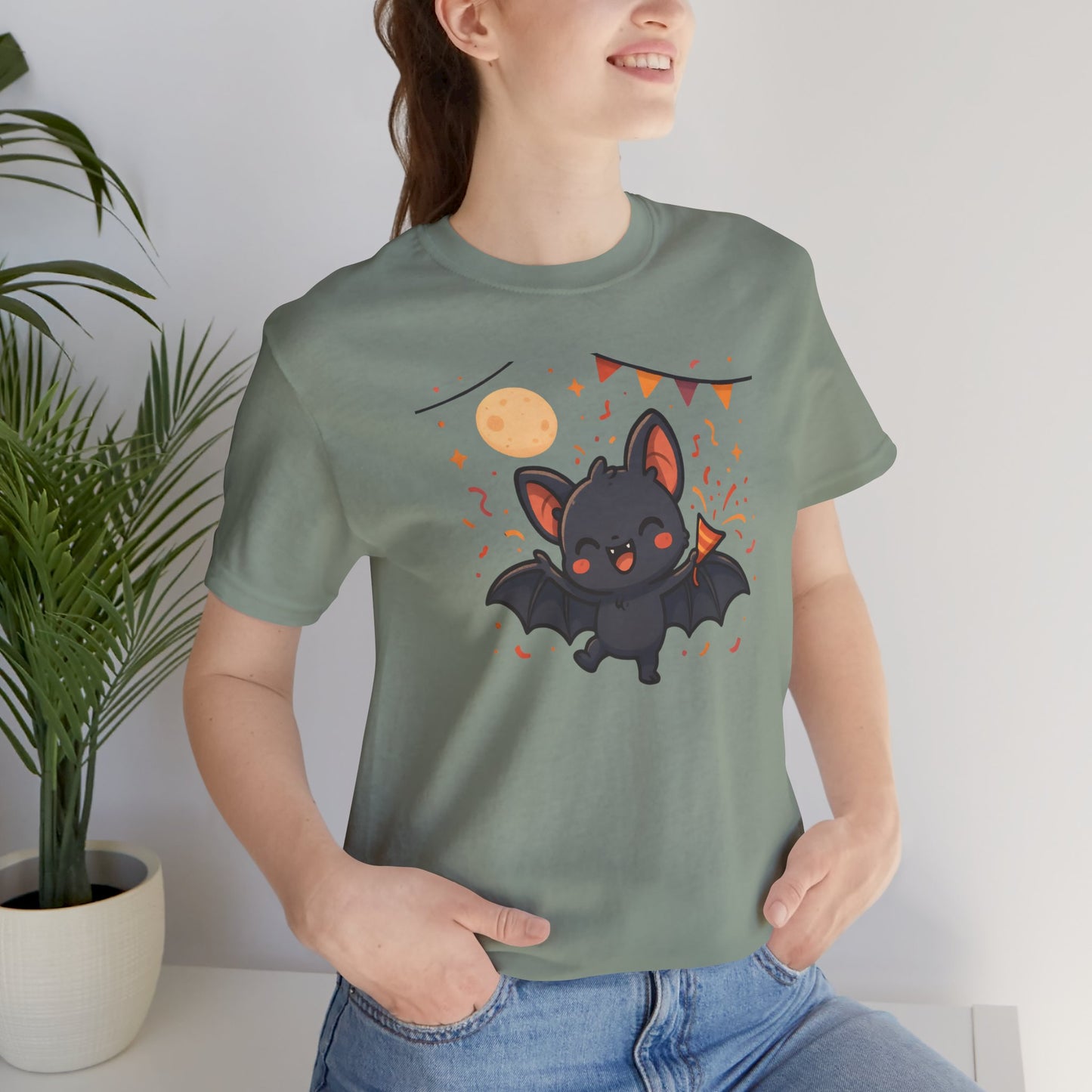 Chibi Bat T-Shirt – Cute Bat Chibi Halloween Shirt for All Ages