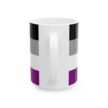 Asexual Pride Flag Mug – LGBTQ+ Ace Spectrum Ceramic Mug