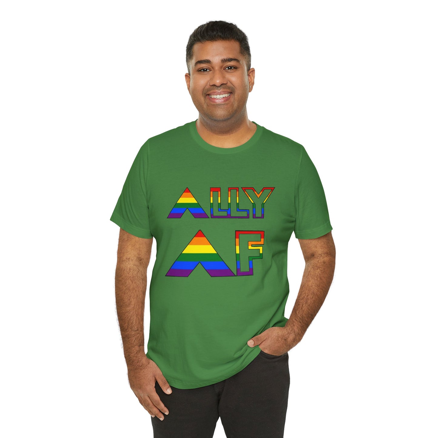 Ally AF Pride Tee – Bold LGBTQ+ Support Shirt for Loud Allies