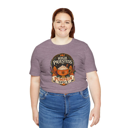 High Priestess of Pumpkin Spice T-Shirt – Funny Fall Tee