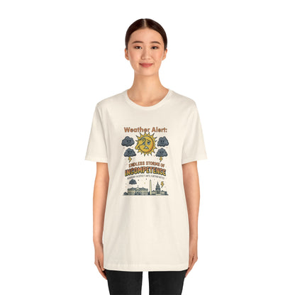 Weather Alert Political Satire T-Shirt – Funny Protest Shirt | Whimspin