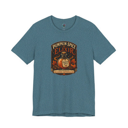 Pumpkin Spice Elixir T-Shirt – Funny Witchy Fall Coffee Tee