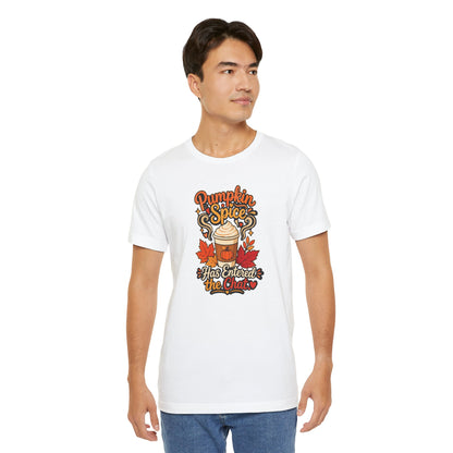 Pumpkin Spice Has Entered the Chat T-shirt - Funny Fall Coffee Tee