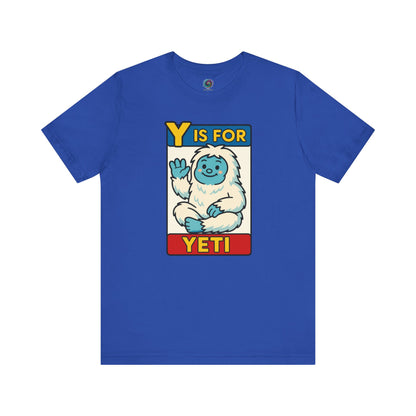 Y Is for Yeti T-Shirt – Cute Winter Monster Tee from the Monster Alphabet Series