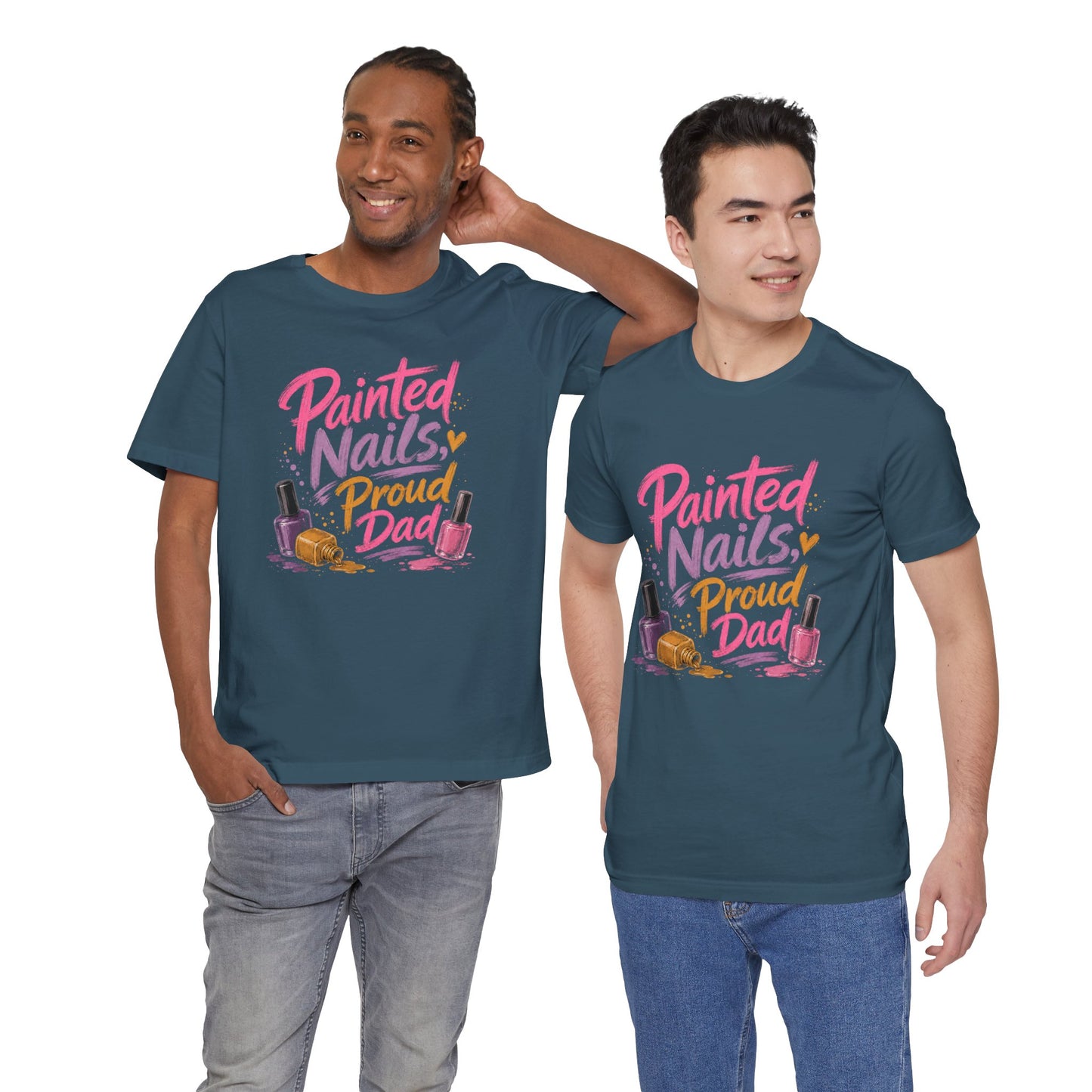 Painted Nails Proud Dad T-Shirt – Girl Dad Father’s Day Tee
