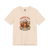 Soft cream T-shirt with 
