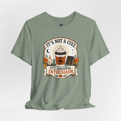 It’s Not a Cult Pumpkin Spice T-Shirt – Funny Fall Tee