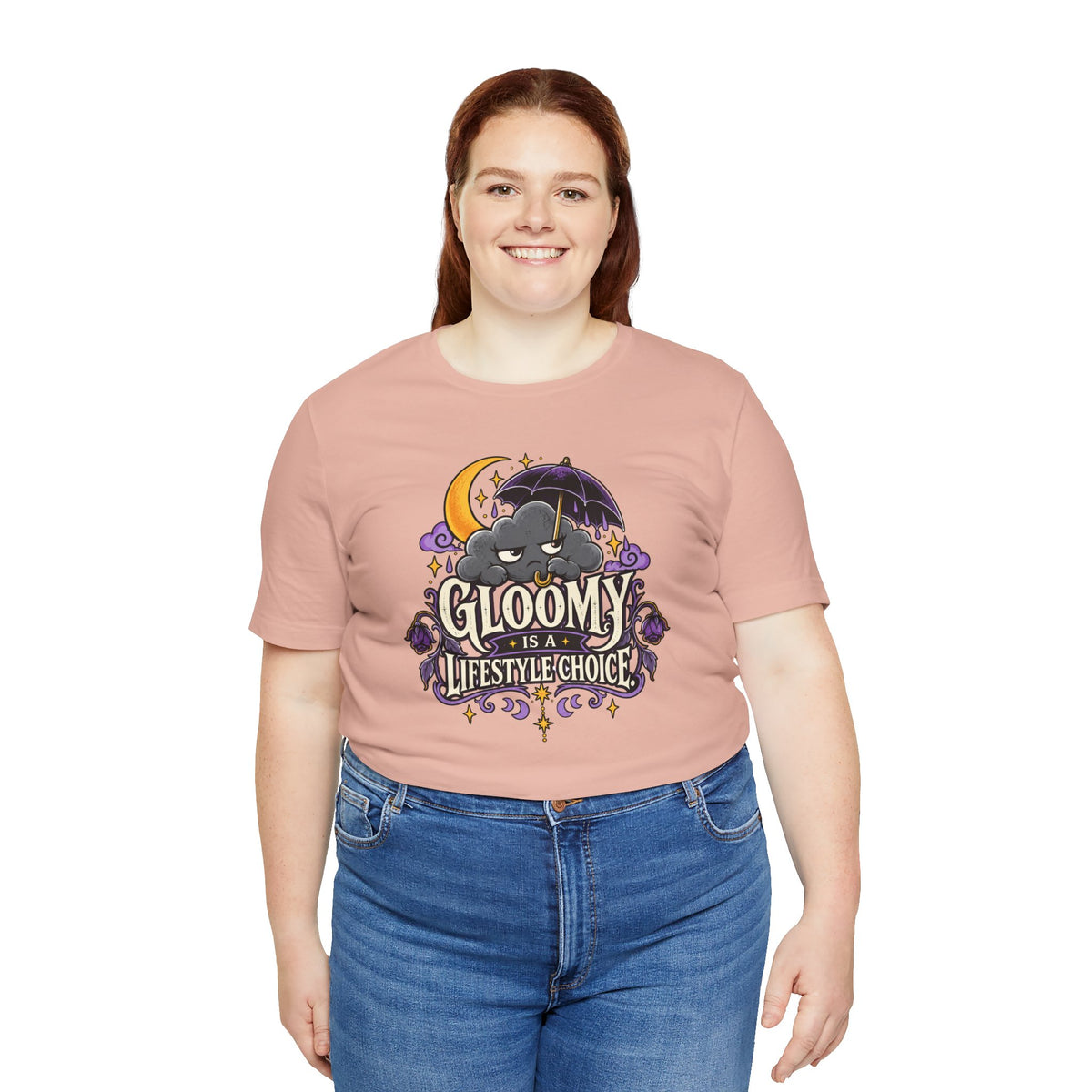 Gloomy Is a Lifestyle Choice T-Shirt – Funny Goth Halloween Tee