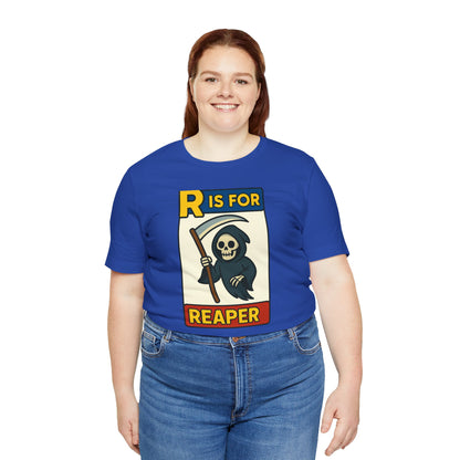 R Is for Reaper T-Shirt – Cute Grim Reaper Shirt from the Monster Alphabet Series