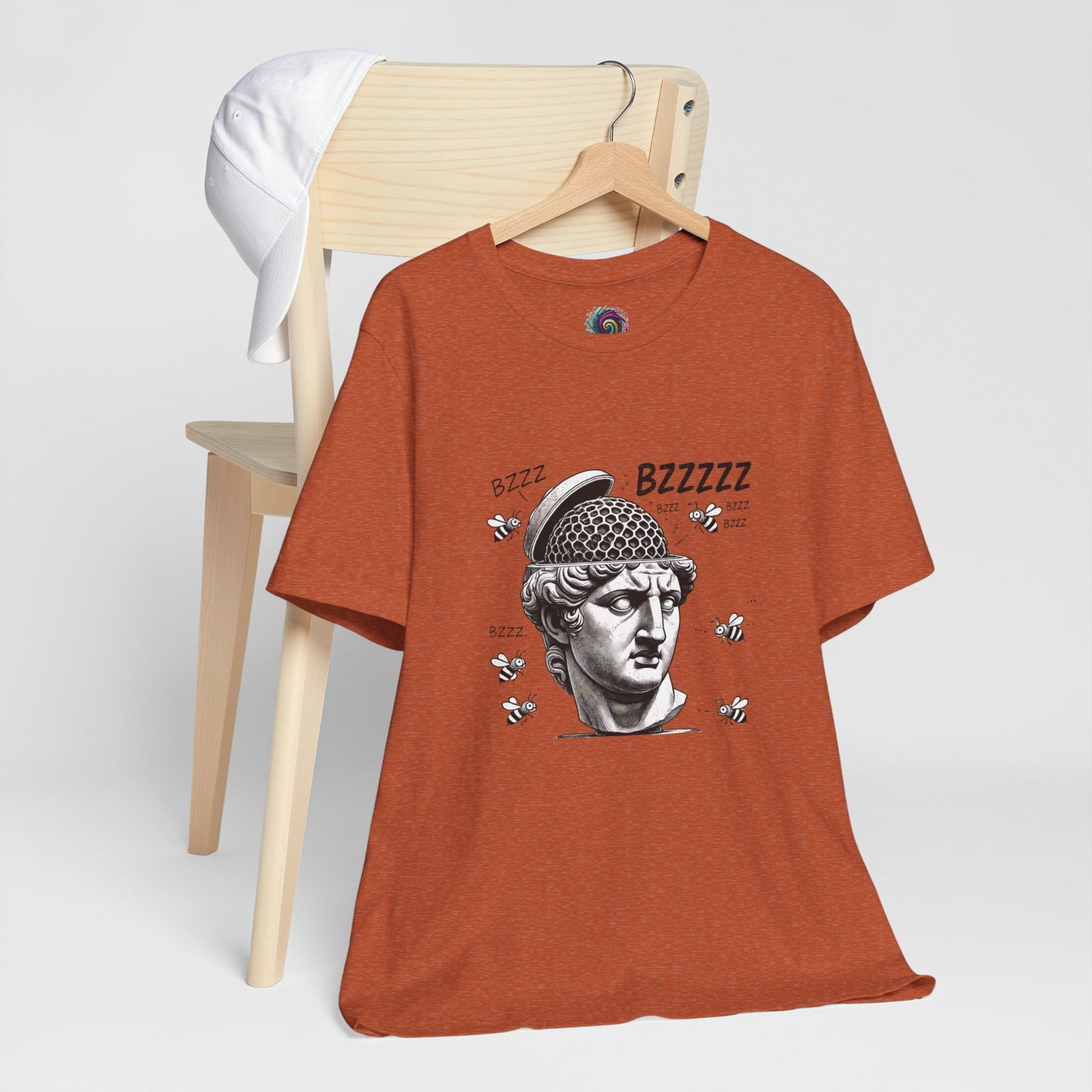 Hive Mind T-Shirt – Surreal Bee Group Think Parody Tee