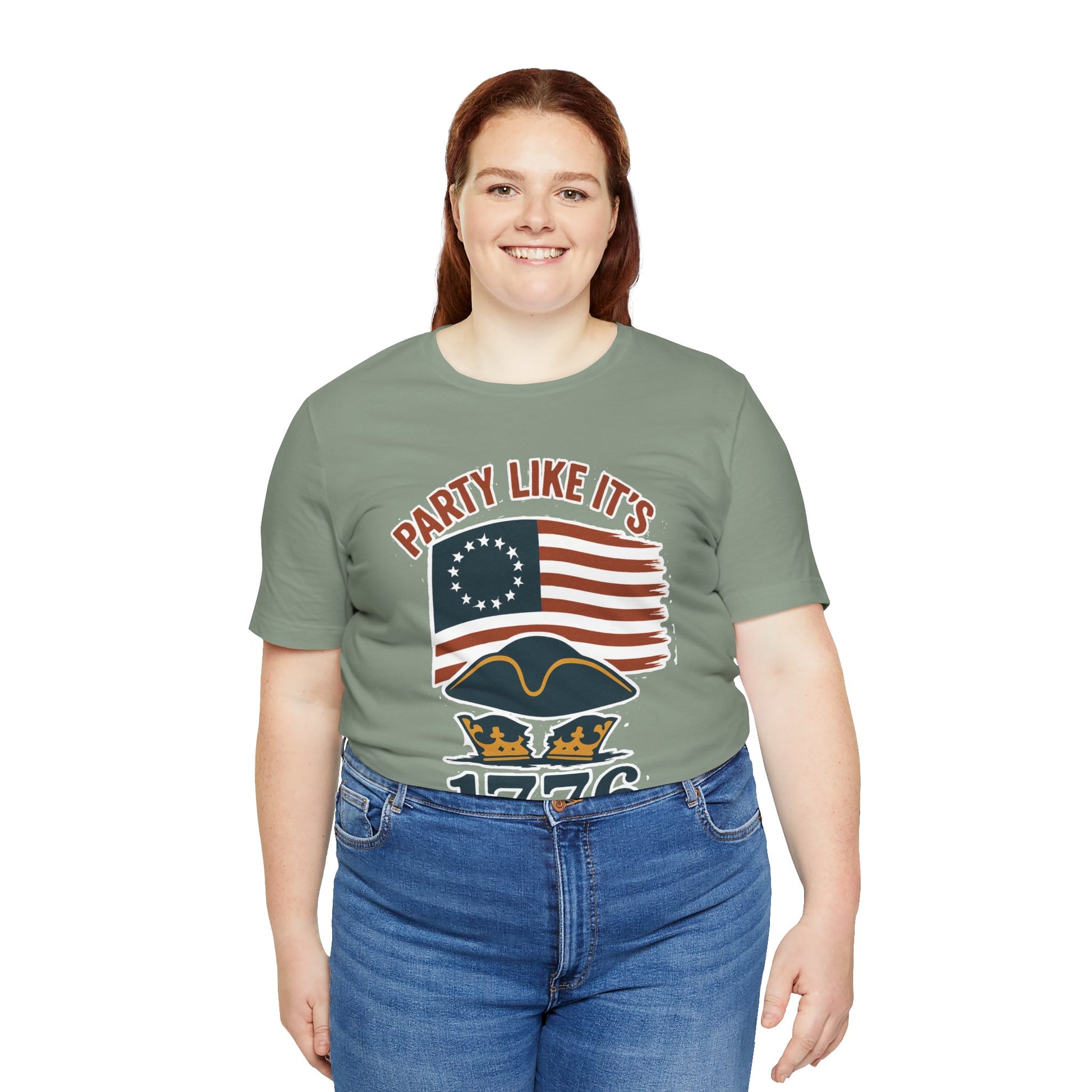 Party Like It’s 1776 T-Shirt – Revolutionary Spirit USA Tee - WhimSpin - https://whimspin.com