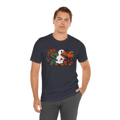 Halloween Dino Squad T-Shirt – Funny Trick-or-Treat Dinosaur Tee