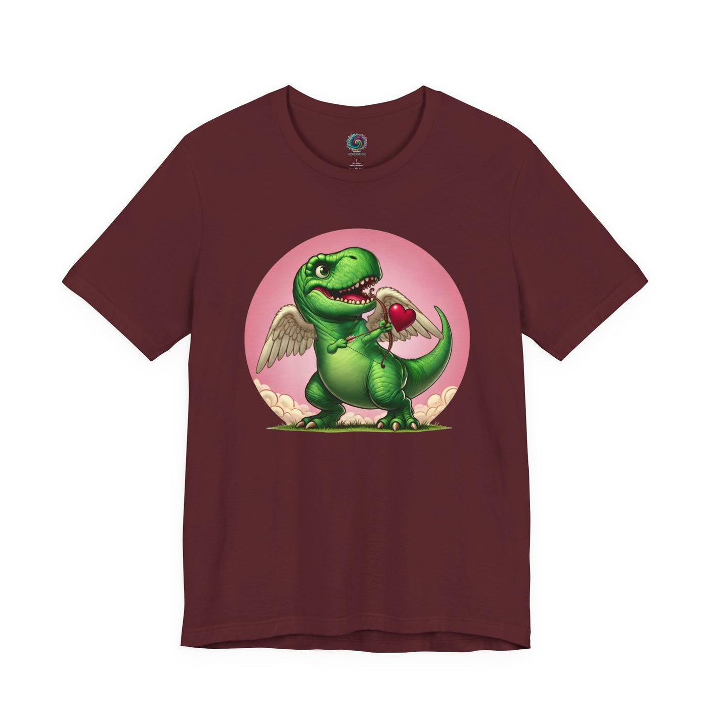Cupidsaurus Rex T-Shirt – Funny Dinosaur Cupid Valentine’s Day Tee