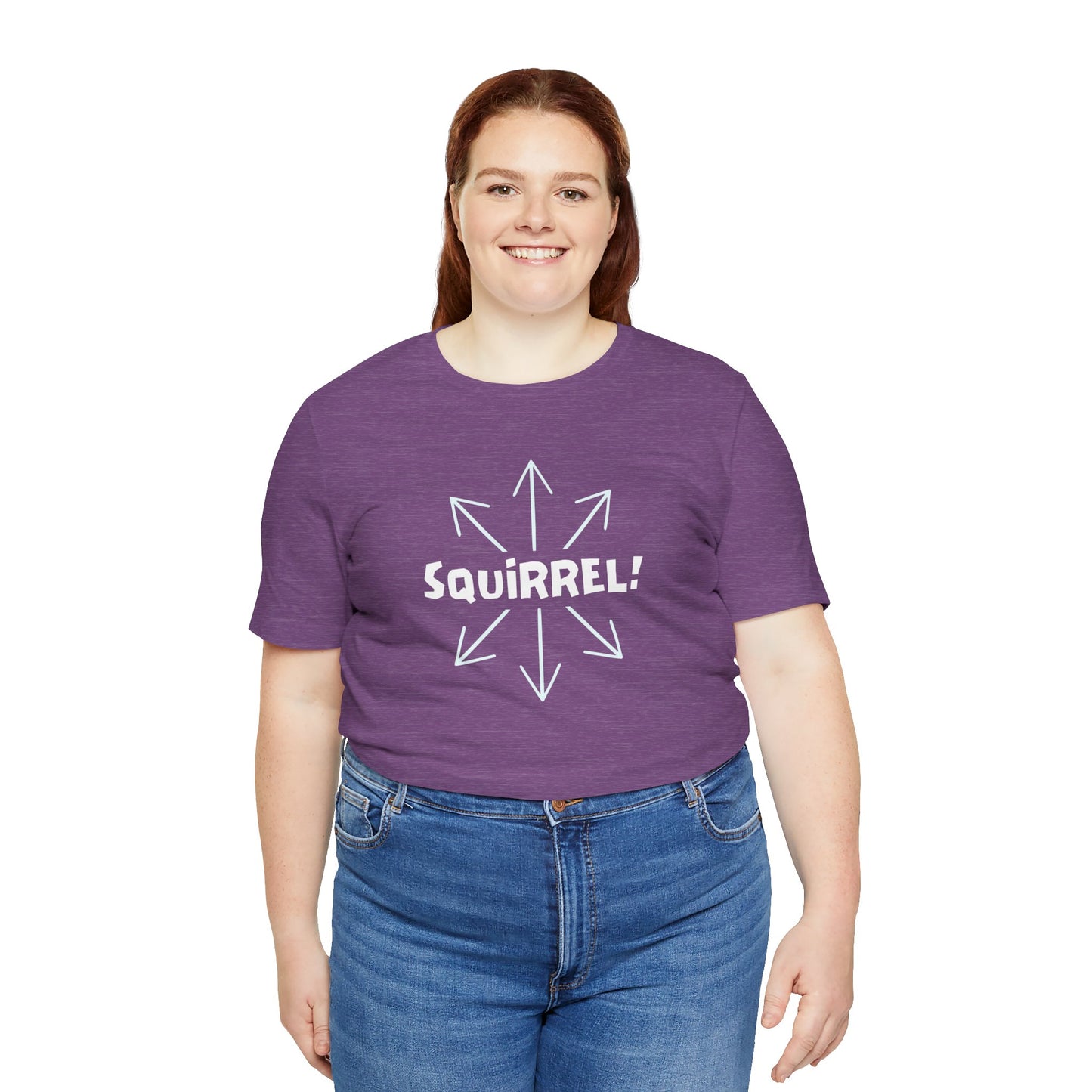 Squirrel! Distracted Mind T-Shirt – Funny Attention Graphic Tee