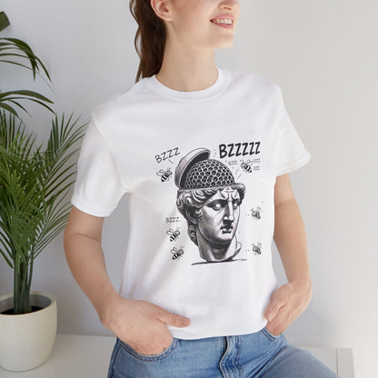Hive Mind T-Shirt – Surreal Bee Group Think Parody Tee