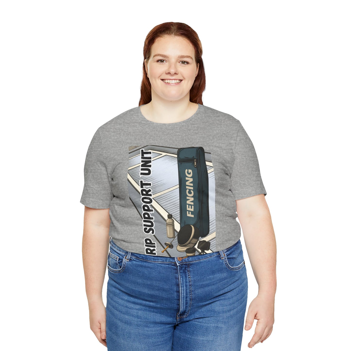 Strip Support Unit T-Shirt – Funny Fencing Parent Shirt for Tournament Days