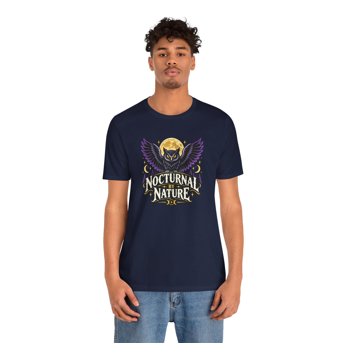 Nocturnal by Nature T-Shirt – Moonlit Owl Graphic Tee