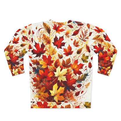 Autumn Leaves Sweatshirt – All Over Print Fall Pullover
