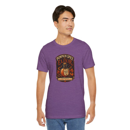 Pumpkin Spice Elixir T-Shirt – Funny Witchy Fall Coffee Tee