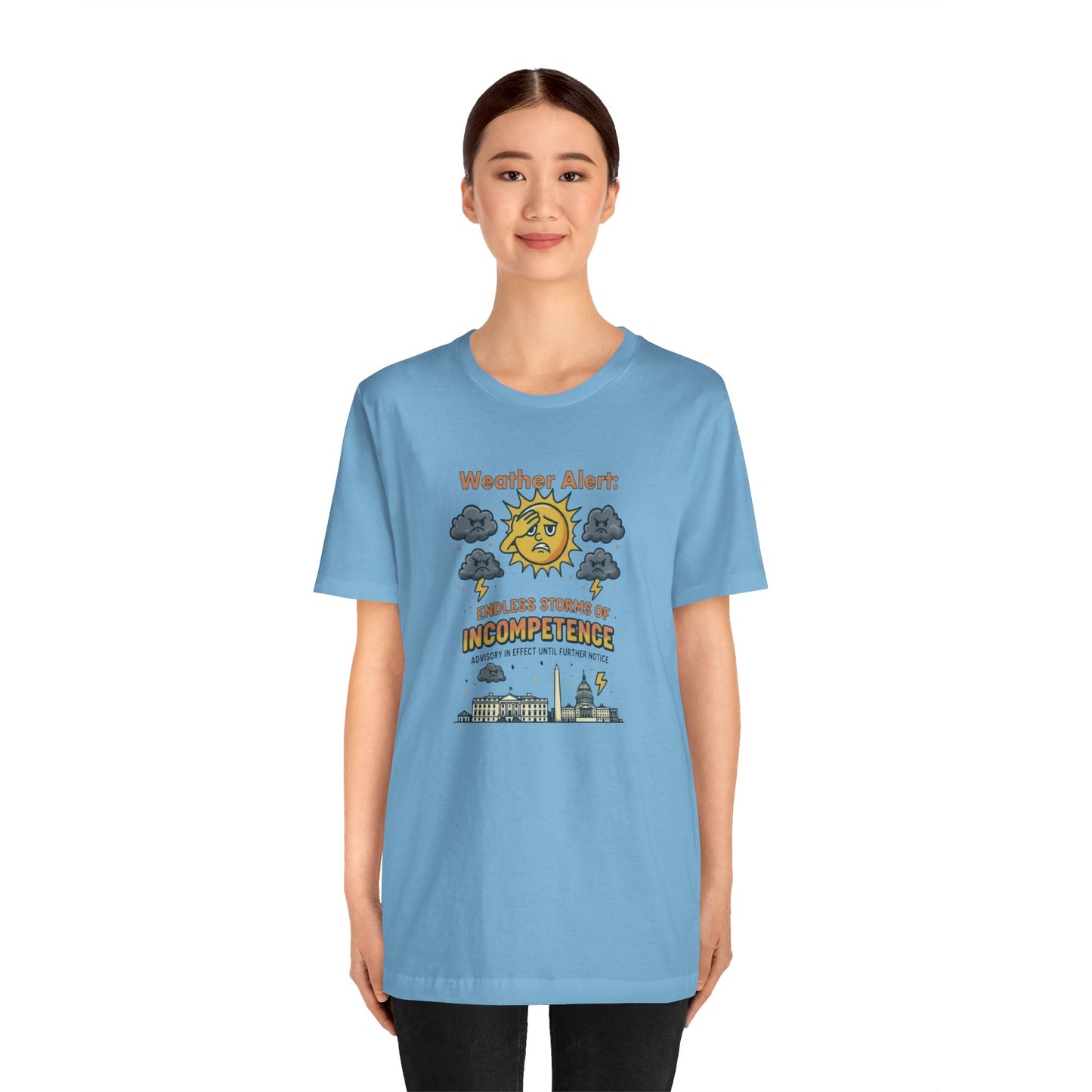 Weather Alert Political Satire T-Shirt – Funny Protest Shirt | Whimspin