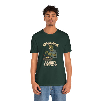 Zombie Brains on Drugs T-Shirt – Funny Halloween Cooking Tee