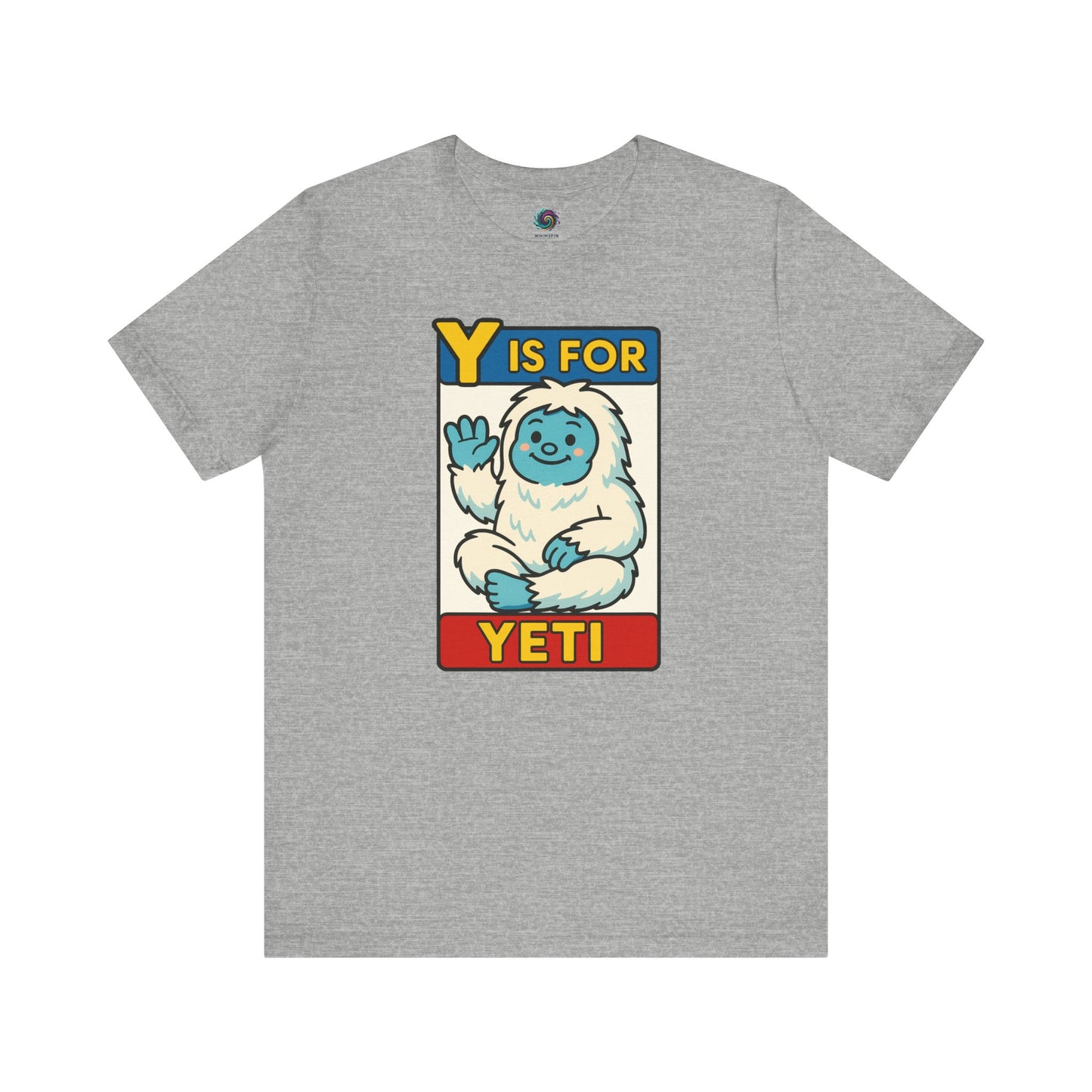 Y Is for Yeti T-Shirt – Cute Winter Monster Tee from the Monster Alphabet Series