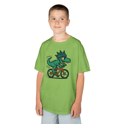 Kids Velociraptor Bike T-Shirt – Funny Dino Velo Tee
