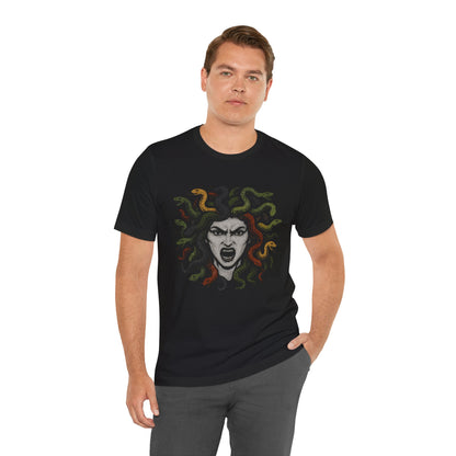 Medusa T-Shirt – Greek Mythology Gorgon Graphic Tee