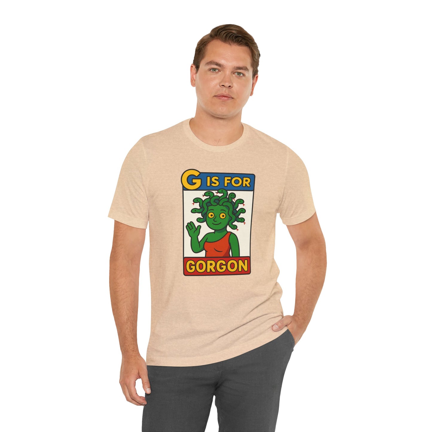 G Is for Gorgon T-Shirt – Funny Gorgon Legend Alphabet Tee
