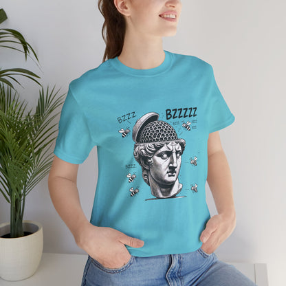 Hive Mind T-Shirt – Surreal Bee Group Think Parody Tee