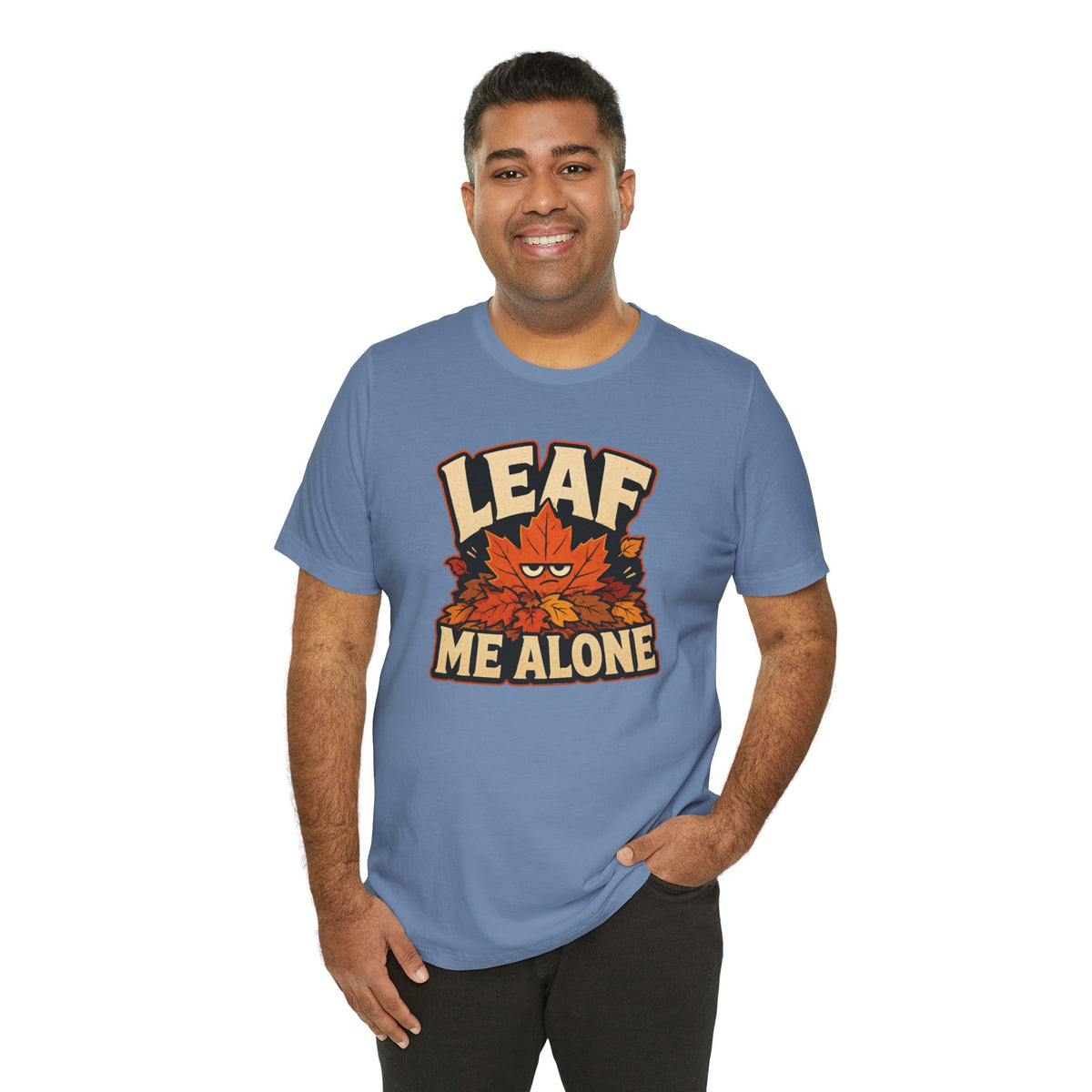 Leaf Me Alone T-Shirt – Funny Fall Introvert Leaves Tee