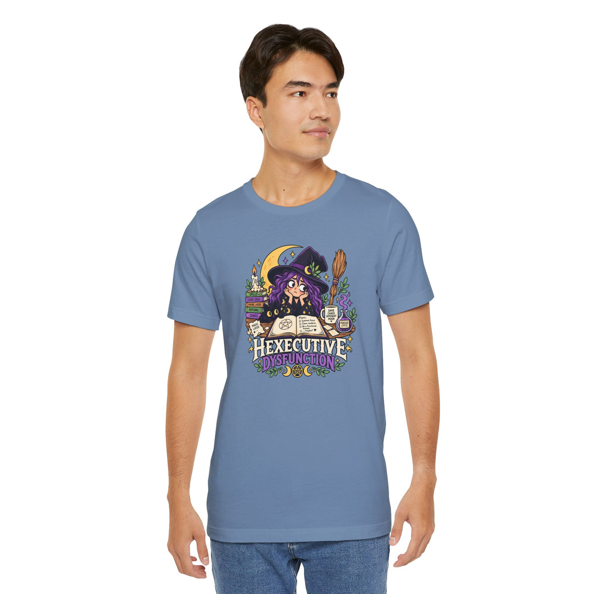 Hexecutive Dysfunction T-Shirt - Funny Witchy ADHD Humor Tee
