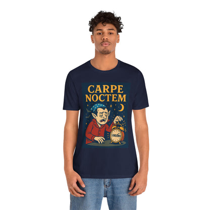 Carpe Noctem Vampire T-Shirt – Funny Halloween Tee for Night Owls