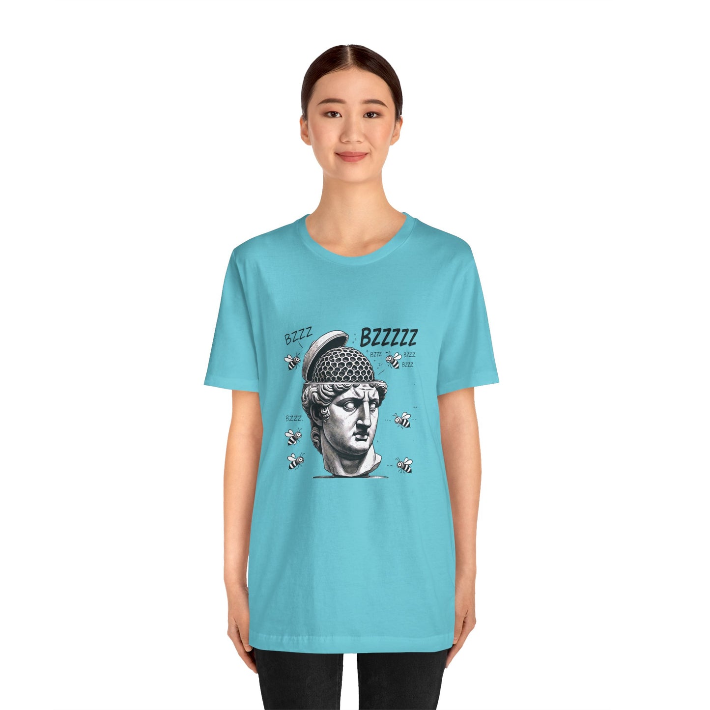 Hive Mind T-Shirt – Surreal Bee Group Think Parody Tee