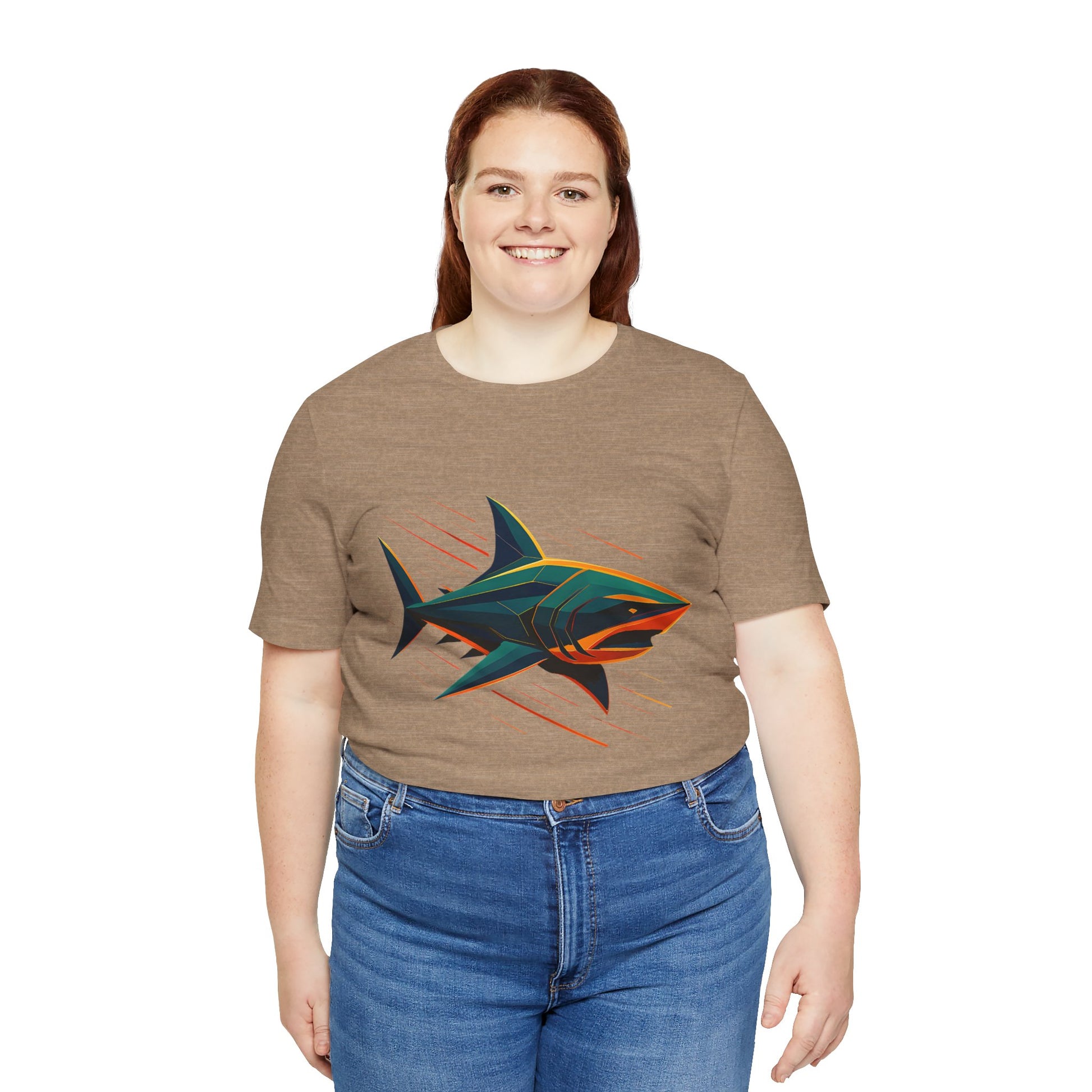 Electric Apex Shark T-Shirt – Bold Ocean Graphic Tee - WhimSpin - https://whimspin.com