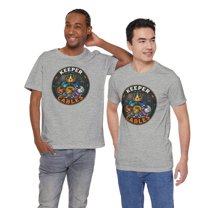 Keeper of the Cables T-Shirt – Funny Tech Dad Cable Tee