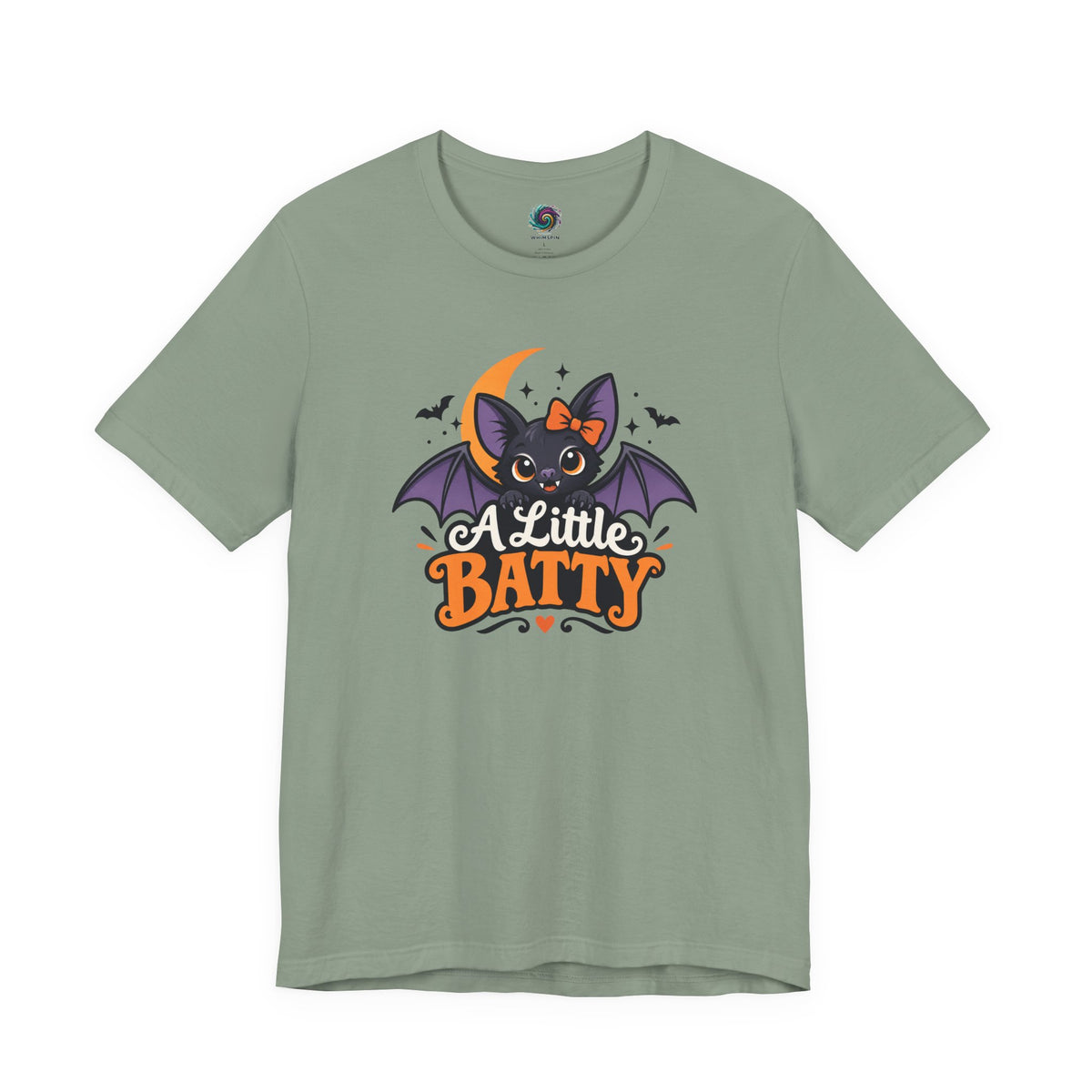 A Little Batty T-shirt - Cute Funny Halloween Bat Tee