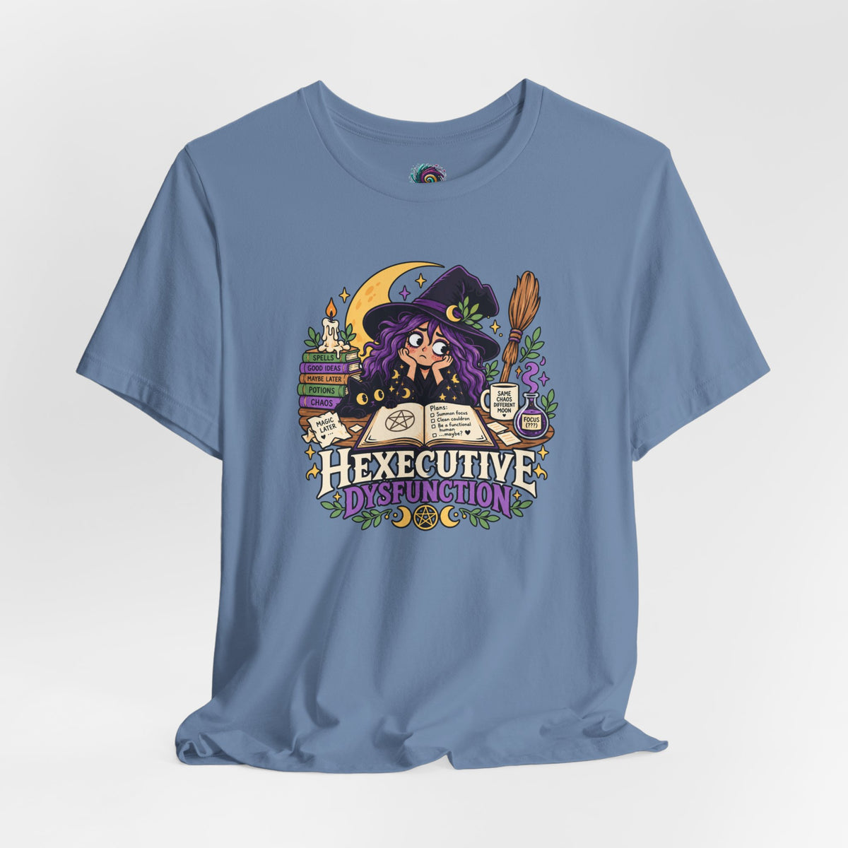 Hexecutive Dysfunction T-Shirt - Funny Witchy ADHD Humor Tee