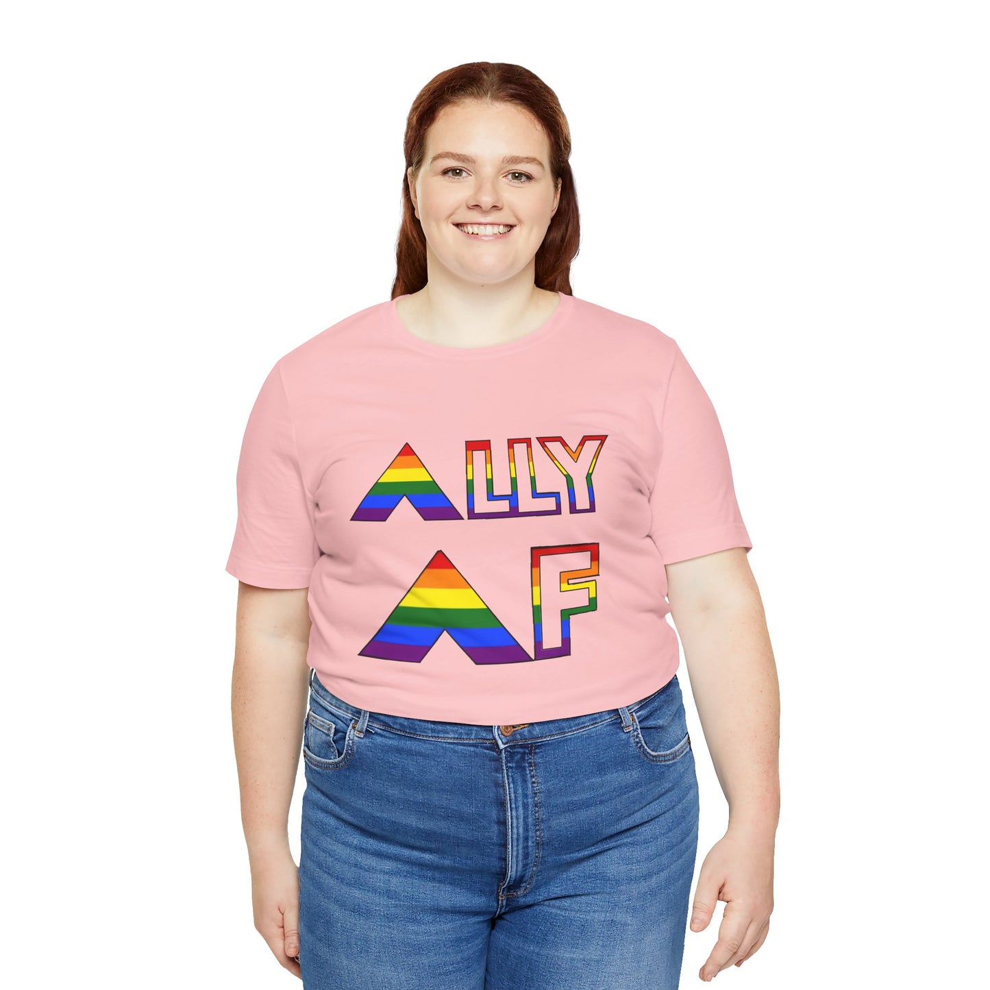 Ally AF Pride Tee – Bold LGBTQ+ Support Shirt for Loud Allies