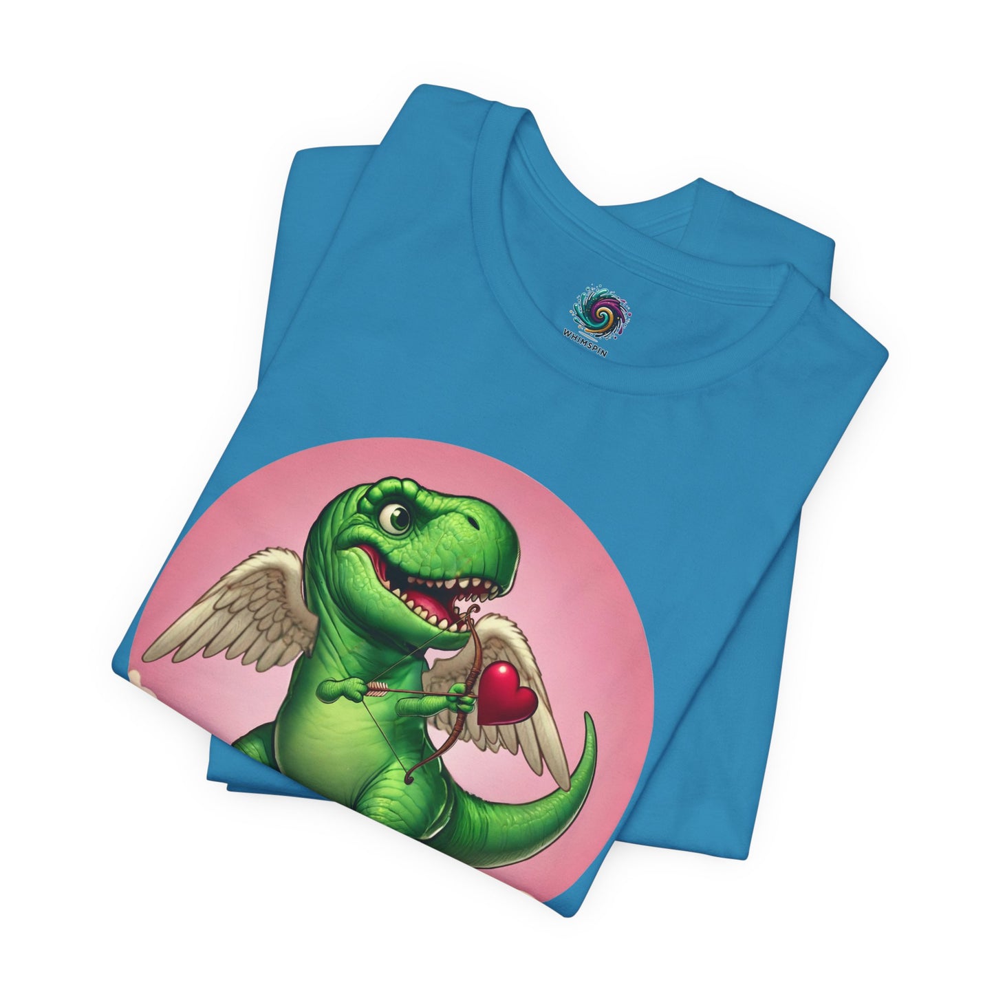 Cupidsaurus Rex T-Shirt – Funny Dinosaur Cupid Valentine’s Day Tee