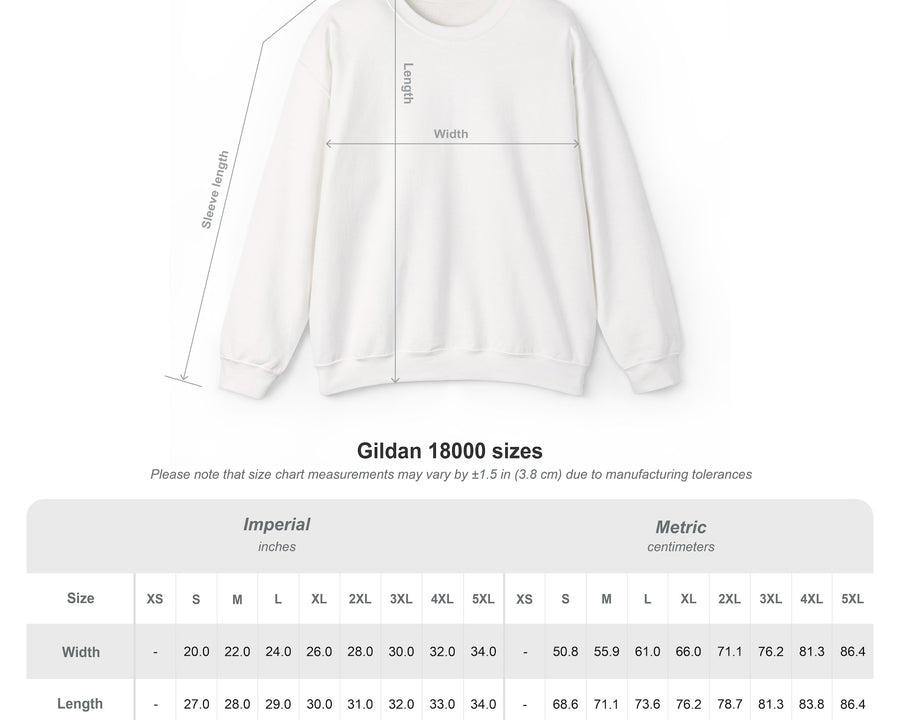 White crewneck sweatshirt with long sleeves